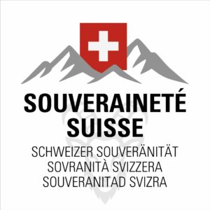 Drapeau Souveraineté Suisse – Édition Bouquetin Français