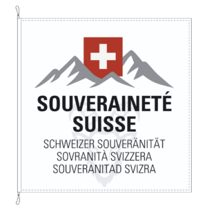 Drapeau Souveraineté Suisse – Édition Bouquetin Français