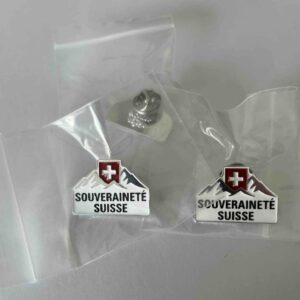 Pin’s Souveraineté Suisse – Édition soutien x2
